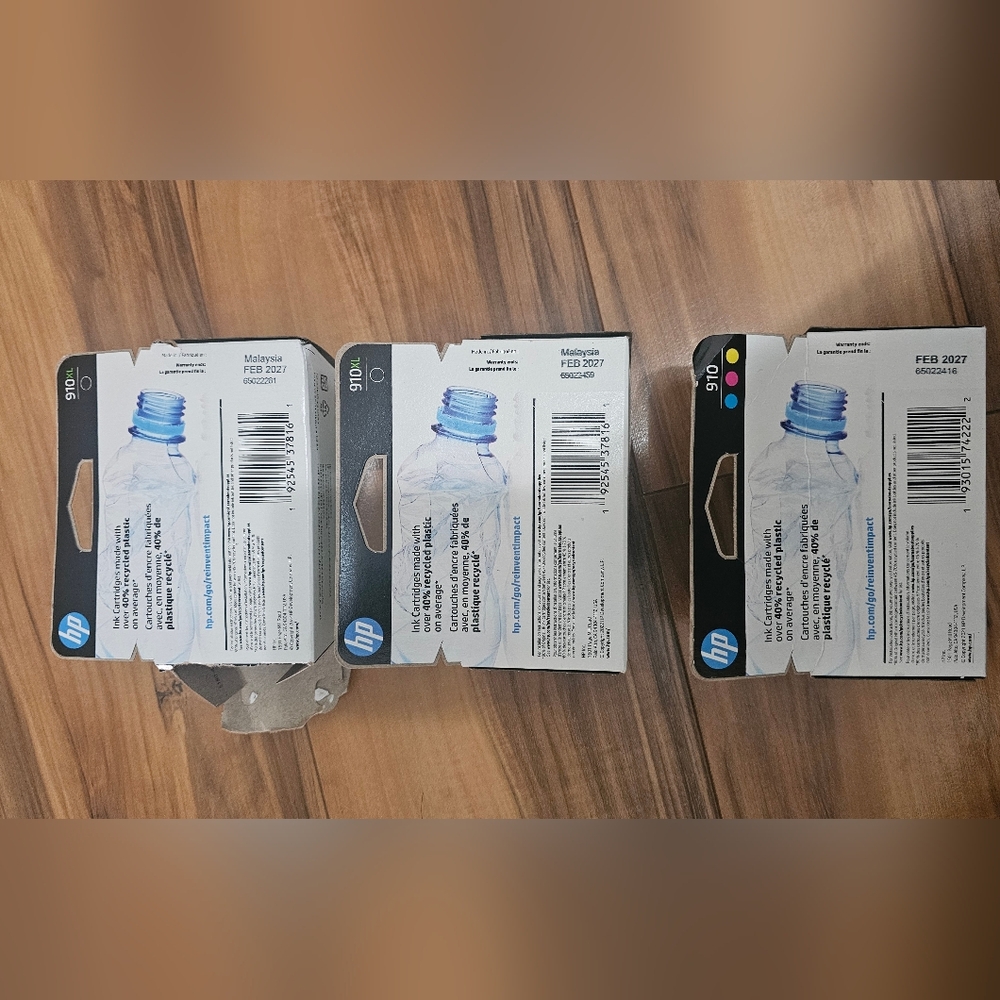 HP 910 Tri-Color Ink Pack - Picture 4 of 6